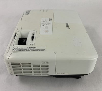 Epson H451A PowerLite 1880 LCD Lamp Projector 2582 Lamp Hours No Remote