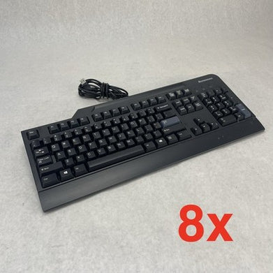 Lenovo KU-0225 USB Keyboard Lot of 8