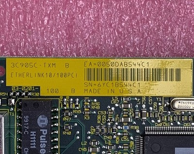 3Com 3C905C-TXM B4 EtherLink 10/100PCI Ethernet Network Card