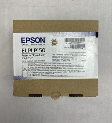Epson ELPLP 50 OEM Projector Spare Lamp - New Sealed