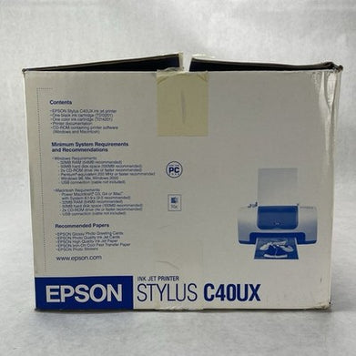 Epson Stylus C40UX Inkjet Printer Open Box