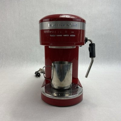 KitchenAid Metal Semi-Automatic Espresso Machine Empire Red KES6503ER