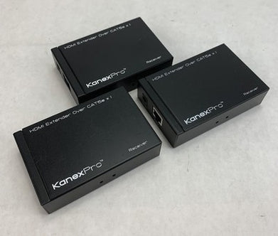 KanexPro HD8PSPE HDMI Extender Over CAT5e x1 Receiver (Lot of 3)