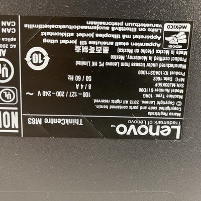 Lenovo ThinkCentre M83 MT Intel Core i5-4670 3.4GHz 2x4GB RAM No HDD No OS