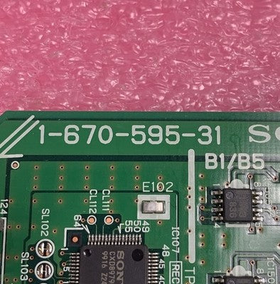Sony 1-670-595-31 EQ-75C Board for Betacam SX DNW-A65 Cassette Player