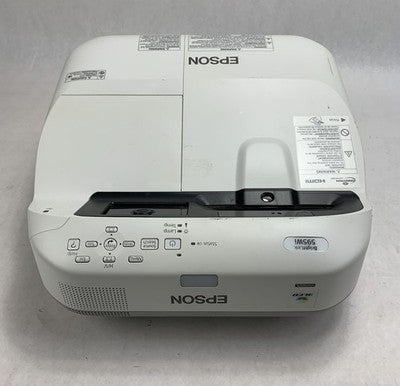 Epson BrightLink 595Wi H599A LCD Projector 14 Lamp Hours - No Remote Loud Fan