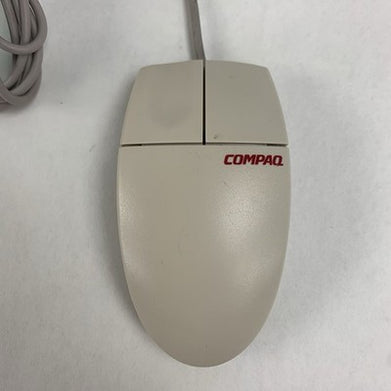 Compaq Logitech 2-Button Mechanical Ball Mouse Vintage PS/2 M-S34 141649-008