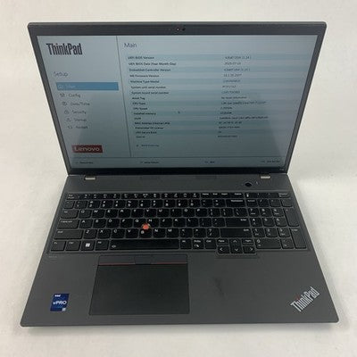 Lenovo ThinkPad T16 Gen 1 16" i7-1270P 2.20 GHz 16 GB RAM Touch No OS/SSD/AC