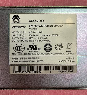 Artesyn ME170-12A-2 170W Switching Power Supply