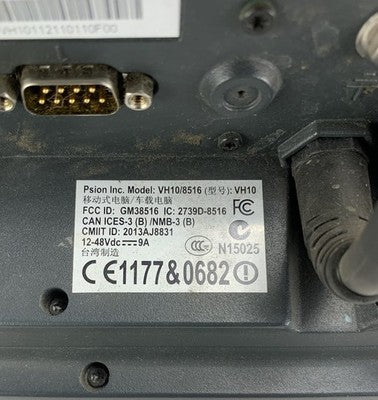 Zebra Psion VH10 8516 Computer Data Terminal w/ Mounting Arm - No Power Supply