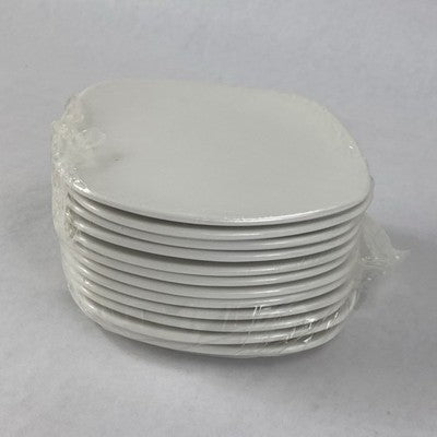 Steelite Distinction C078 Plate Quadro 14cm 5 1/2 Monaco White 36ct. per Case
