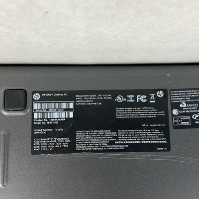 HP Envy TE01-1XXX MT Intel Core i7-10700 2.9GHz 16GB RAM No HDD No OS