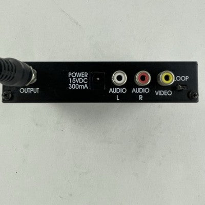 Channel Plus 5415 Frequency-Agile Video Modulator Black Power Tested
