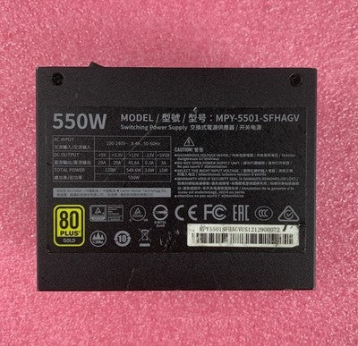 Cooler Master MPY-5501-SFHAGV 550W Switching Power Supply - No Cords