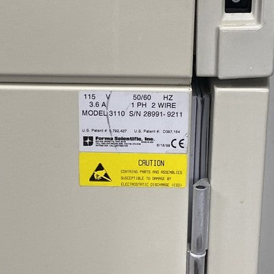 Forma Scientific 3110 Dual Stacked Water Jacketed CO2 Incubators