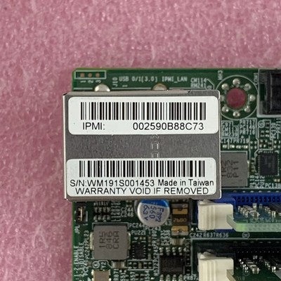 Supermicro X10SDV-6C-TLN4F Mini-ITX Xeon D-1528 1.9 GHz 32 GB Ram