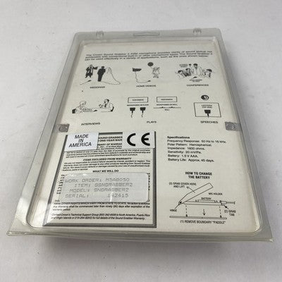 Crown Sound Grabber II PZM Microphone