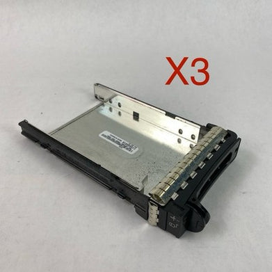Dell WC966 SCSI Hard Drive Hot Swap Caddy lot of 3