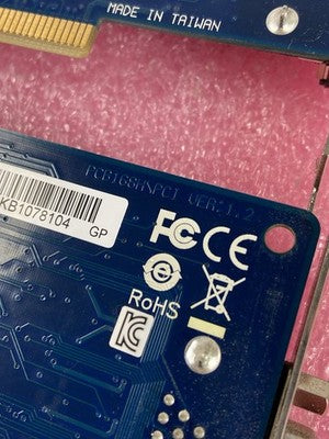 Moxa PCB168H/PCI PCI 8-Port High Speed Serial Card Lot of 2