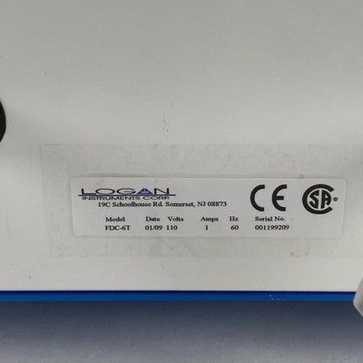 Logan Instruments FDC-6T Transdermal Diffusion Cell Drive Console System