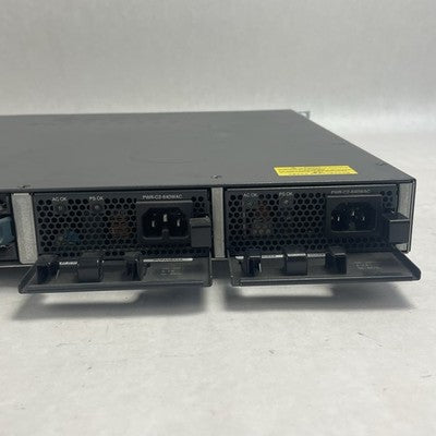Cisco WS-C3650-48PS-S V02 Tested & Reset 2X PSU