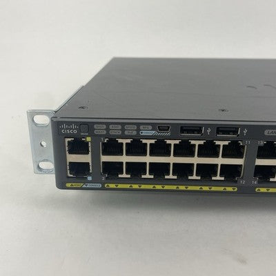 Cisco Catalyst WS-C2960X-48FPD-L V08 48-Port Gigabit Managed PoE+ - Tested