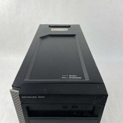 Dell Optiplex 960 MT Core 2 Quad Q9400 2.66 GHz 4 GB RAM No HDD/OS