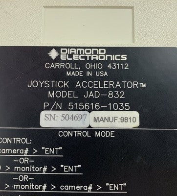 Diamond Electronics JAD-832 Joystick Accelerator
