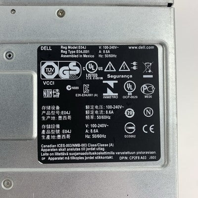 Dell EqualLogic PS6110 Storage 2x PSU 2x Controller Module 14 No HDDs No Caddies