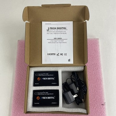 J-Tech Digital JTDHDEX-1 3D 10180P HDMI Extender