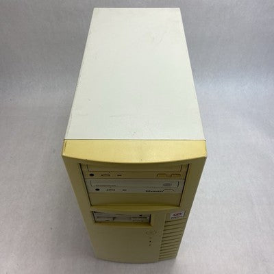 Vintage Unbranded Mid Tower Computer Case HEC HEC-250GR 250W ATX PSU