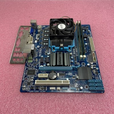 Gigabyte GA-78LMT-S2P Motherboard AMD Athlon II x3 455 3.3GHz 8GB RAM IO Shield