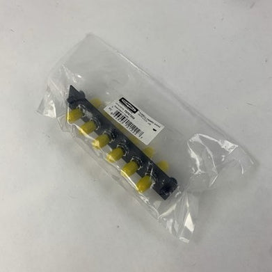 Hubbel FSPSTSS6 6-Pack Panel, 6 ST Adapters - New