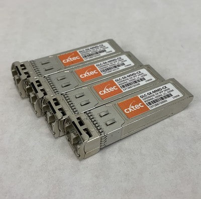 Cxtec GLC-SX-MMD-CX Transceiver Module (Lot of 4)