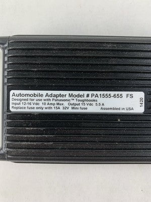 Lind Electronics PA1555-655 FS Automobile Adapter For Panasonic Toughbook