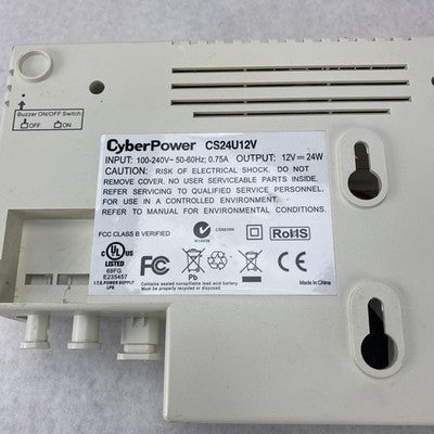 Cyber power CS24U12V Power Supply Power Tested No Battery No battery Cover