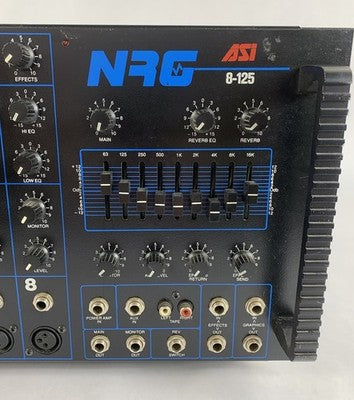 ASI NRG 8-125 8-Channel Powered Receiver - Parts or Repair