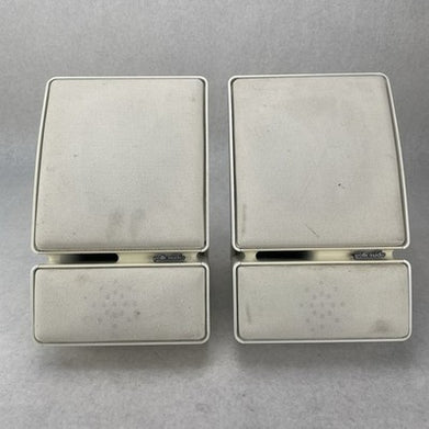 Pair Polk Audio M Series AWM5 White Outdoor Speakers 6" Woofer 1" Tweeter M5