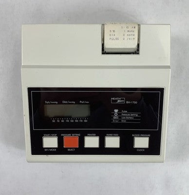 Heath Zenith BH-1750 Blood Pressure and Pulse Rate Unit Tested - Bad Arm Band