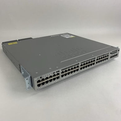 Cisco WS-C3850-48P-L V07 48-Port PoE Switch Tested w/ C3850-NM-4-10G 2x PSU
