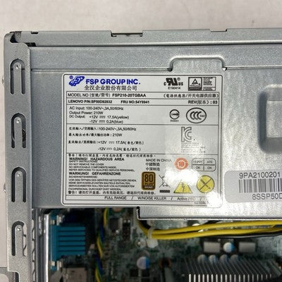 Lenovo ThinkCentre M900 SFF Intel Core i5-6500 3.2 GHz 8 GB RAM No HDD No OS