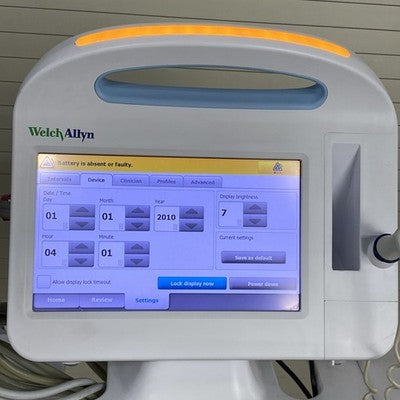 Welch Allyn 6000 Series Vital Sign Monitor 63MTXX w/ Stand 4800-60  No Battery