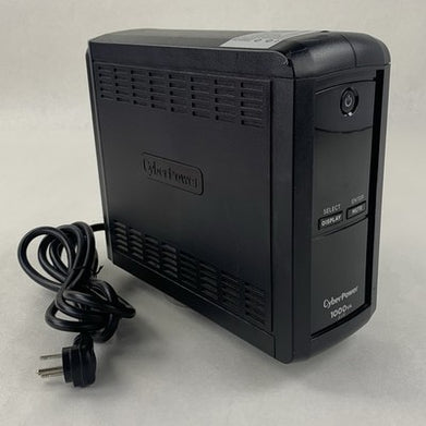 CyberPower CP1000AVRLCDa 1000VA AVR Desktop UPS 8 Outlets LED Tested No Batt