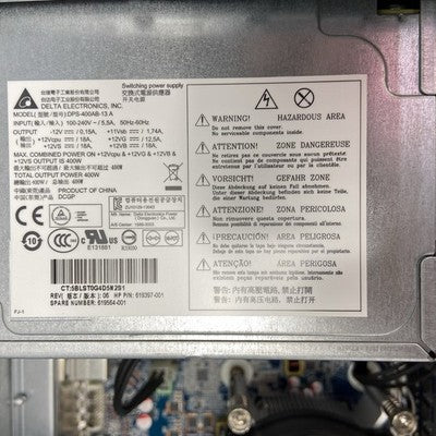 HP Z220 Workstation MT Intel Xeon E3-1225 V2 3.2GHz 8GB RAM No HDD No OS Q600