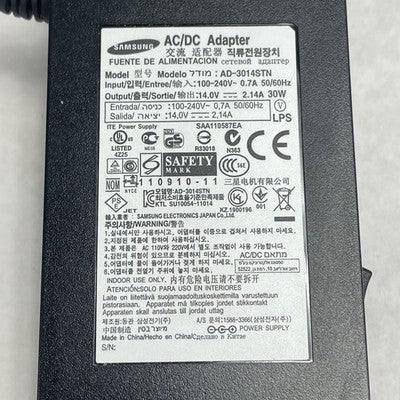 Samsung AD-3014STN  30W AC Adapter 14.0V 2.14A