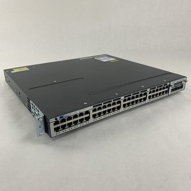 Cisco WS-C3750X-48T-E 48-Port Gigabit Ethernet Switch Tested w/ C3KX-SM-10G
