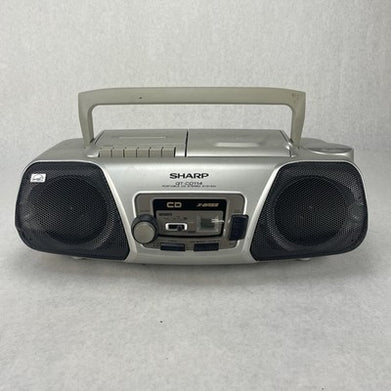 Sharp QT-CD114 Broken CD Player  Working Tape Deck and AM/FM Parts Or Repair