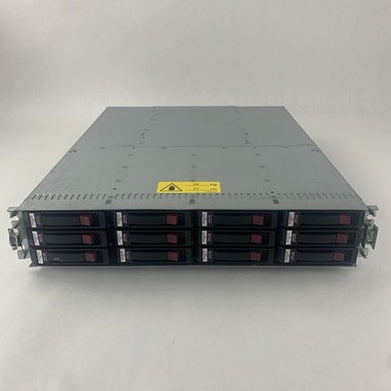 HP StorageWorks MSA2000 Array 2x AJ751A Controller 2x PSU 12x Caddies No HDDs