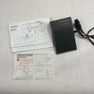 Singer 2517C Sewing Machine w/Accessories Tested