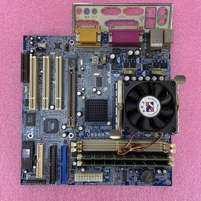 BioStar U8668 Motherboard Intel Pentium 4 2GHz 1GB RAM w/IO
